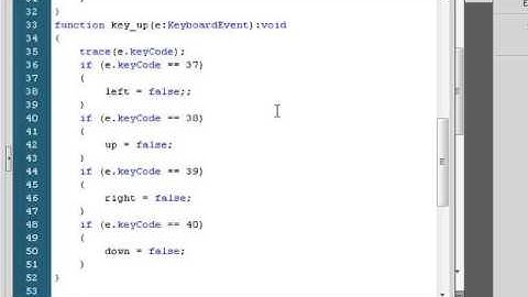 ActionScript 3. Урок 4: Делаем код, создавая переменную скорости. (Виталий Кузьменко и Андрей Муха)