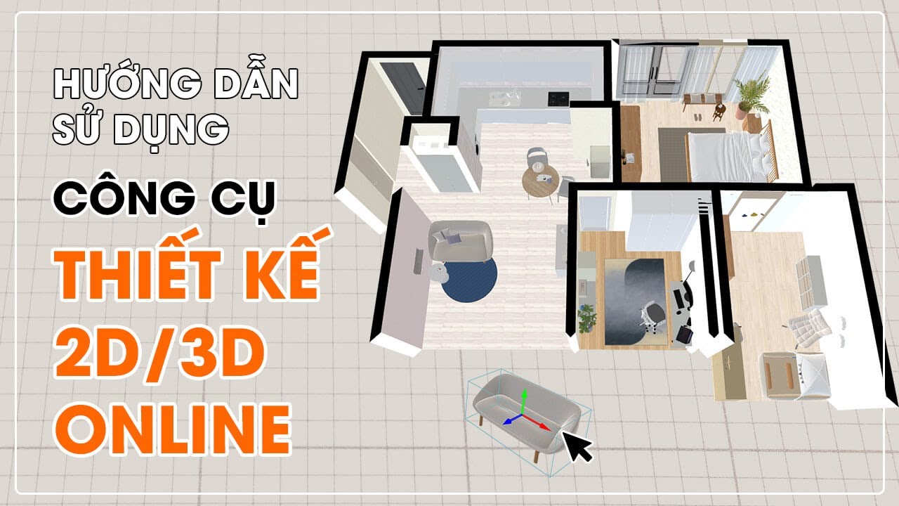Hướng dẫn sử dụng Công cụ Thiết kế 2D/3D Online - youtube