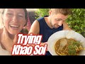 Trying KHAO SOI in Chiang Mai - the best soup in the world! Northern Thailand Travel Vlog 2022