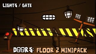 DOORS 👁 | Floor 2 Minipack: LIGHTS / GATE | Prisma 3D Download (1/3)