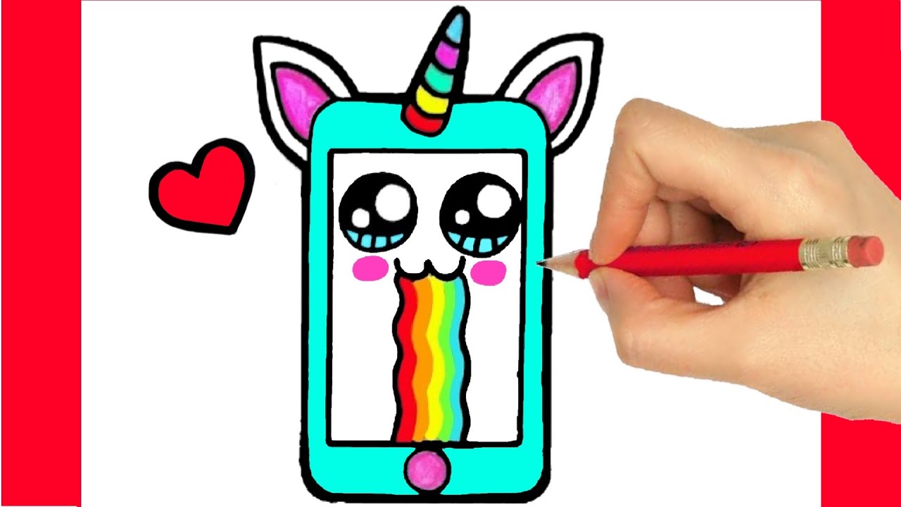 COMO DIBUJAR UN TELEFONO CELULAR KAWAII - thptnganamst.edu.vn