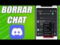 Cómo ELIMINAR una CONVERSACIÓN en DISCORD | Cómo BORRAR CHATS en Discord