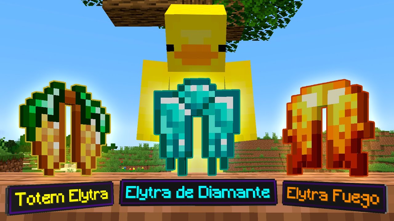 MINECRAFT pero HAY ELYTRAS PERSONALIZADAS