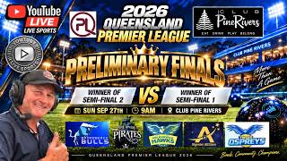 🏆 Queensland Premier League Finals LIVE: Algester v Broadbeach - Schraner v Sherriff