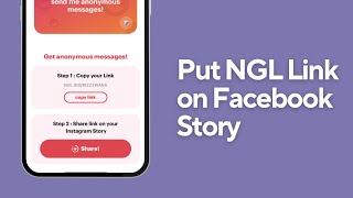 How to put NGL link on Facebook Story