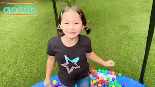 Aotob 8FT trampoline review from Stephanie