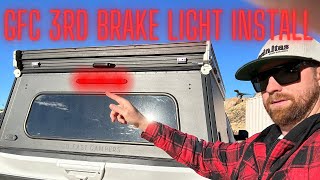 Ford F150 or Raptor 3rd Brake light install for Go Fast Camper GFC or Camper Shell.