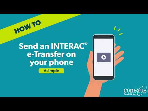 Mobile - How To Send An INTERAC E-Transfer