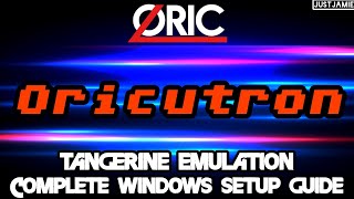 Oricutron - Tangerine Oric Emulator Setup Guide - Beginner Guide #oric #oricutron #emulator