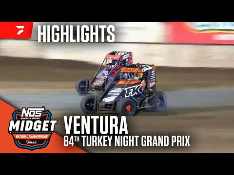 84th Turkey Night Grand Prix | USAC Midgets at Ventura Raceway 11/29/25 | Highlights