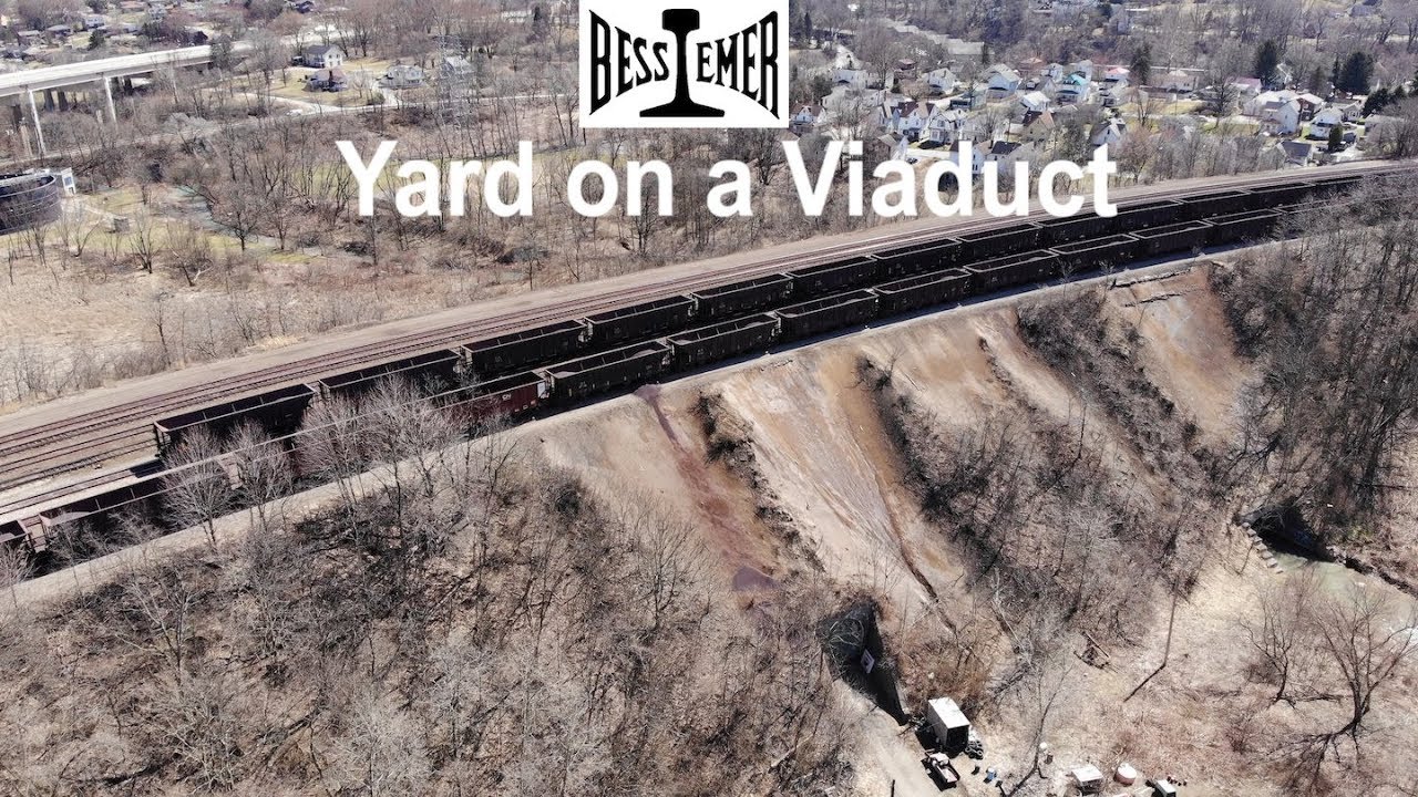 BESSEMER & LAKE ERIE YARD on a VIADUCT FILLED IN!! YouTube