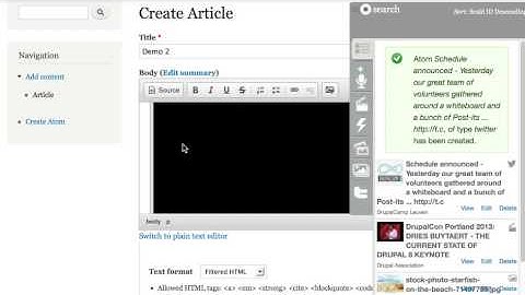 Drupalcamp Leuven - Media handling in Drupal DEMO: 4 - Scald other media