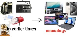 differences between past and present telecommunications equipment