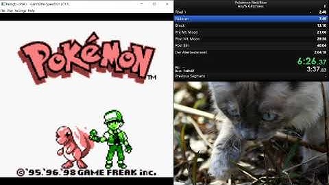 Pokémon Red Speedrun (2:01:40)