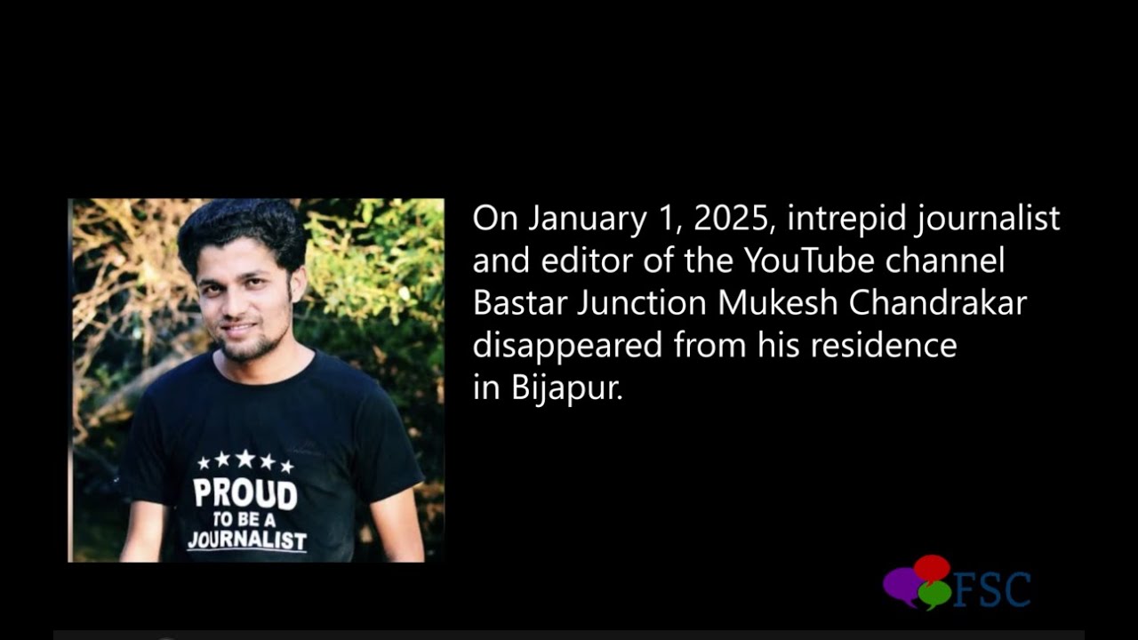 Why was Mukesh Chandrakar silenced? - YouTube