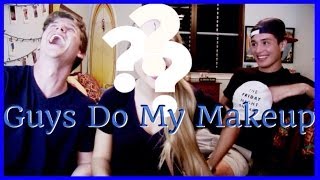 ♕ My Guy Friends Do My Makeup ♕ | Hunter & Gabriel