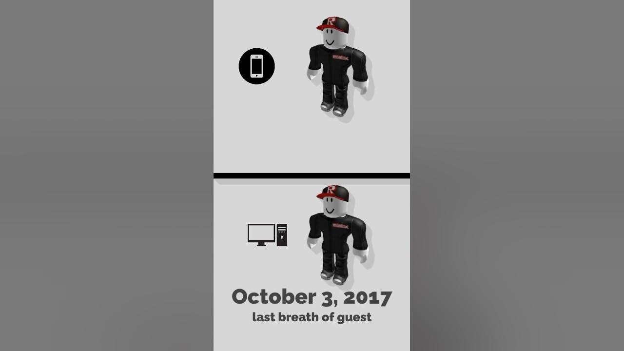 Roblox Guest evolution 2006 - 2017 