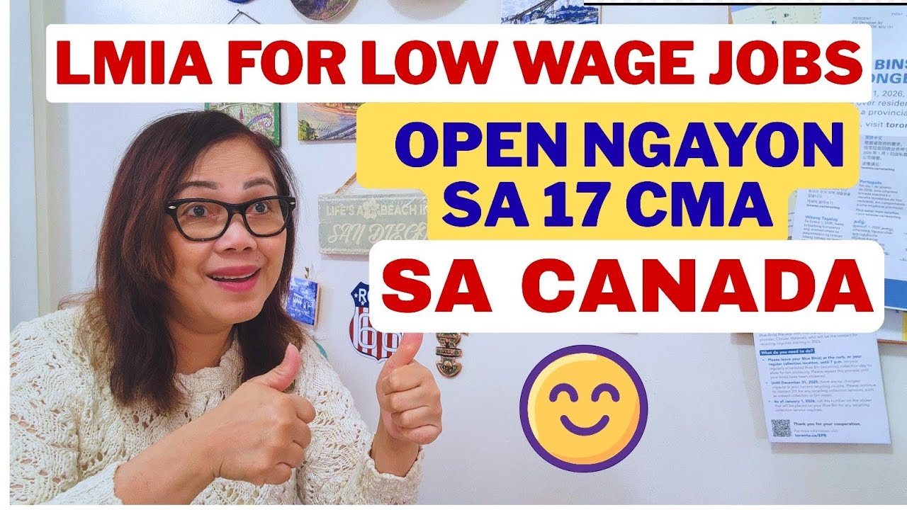 PWEDE MAG-APPLY SA LOW WAGE JOBS SA 17 METROPOLITAN AREAS NG CANADA NGAYON
