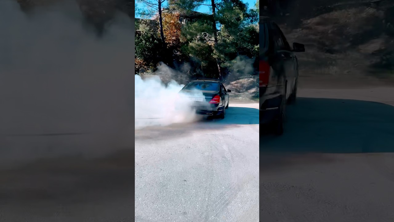 Mercedes-Benz w221 дрифт . Все еще может ? 