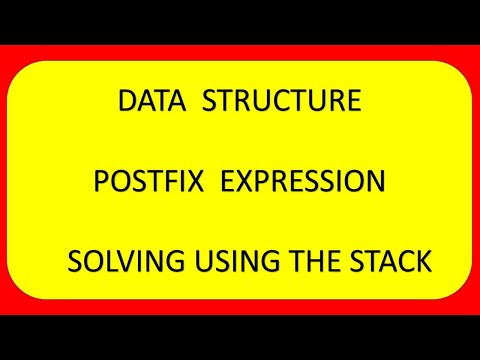 Postfix Expression Data Structures Using Stack || Postfix Expression evaluation using Stack