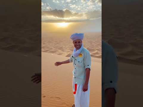 ضاهرة غريبة نادرة الحدوث بالصحراء المغربية صحراء صحراوية غريبة رمال  