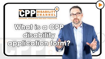 What is the CPP disability application form?