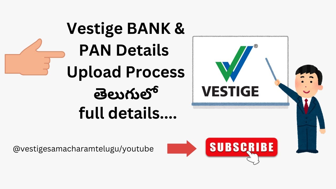 Vestige Distributor Bank and PAN documents Upload Process Full Details in Telugu. 