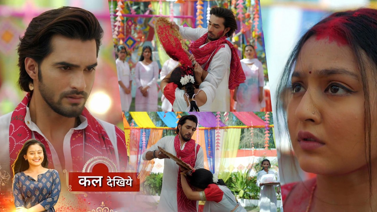 Noyontara NEW PROMO 10th March 2026 Pratik's hands dropped the gulal in Tara's parting
