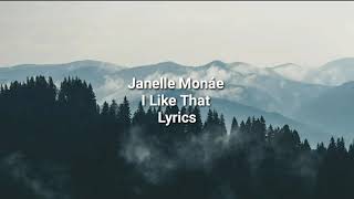 Janelle Monáe - I Like That [ Lyrics ]