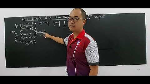 SUBTOPIC 4.3: INVERSE OF A MATRIX (1)
