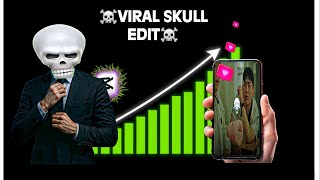 💀HOW TO MAKE SKULL EDIT LIKE ME || Capcut tutorial || #tutorialyoutube