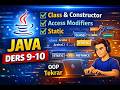 Java Ders 9 | Class, Constructor, Access Modifiers ve Static (OOP Tekrar) ☕🚀