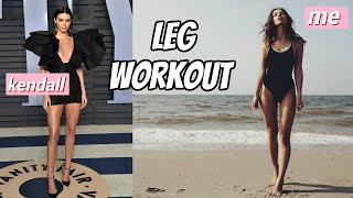 How to get LEAN LEGS like Kendall Jenner | Leg slimming workout