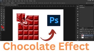 Chocolate effect in Photoshop | How to make chocolate effect in Photoshop 2025 screenshot 1