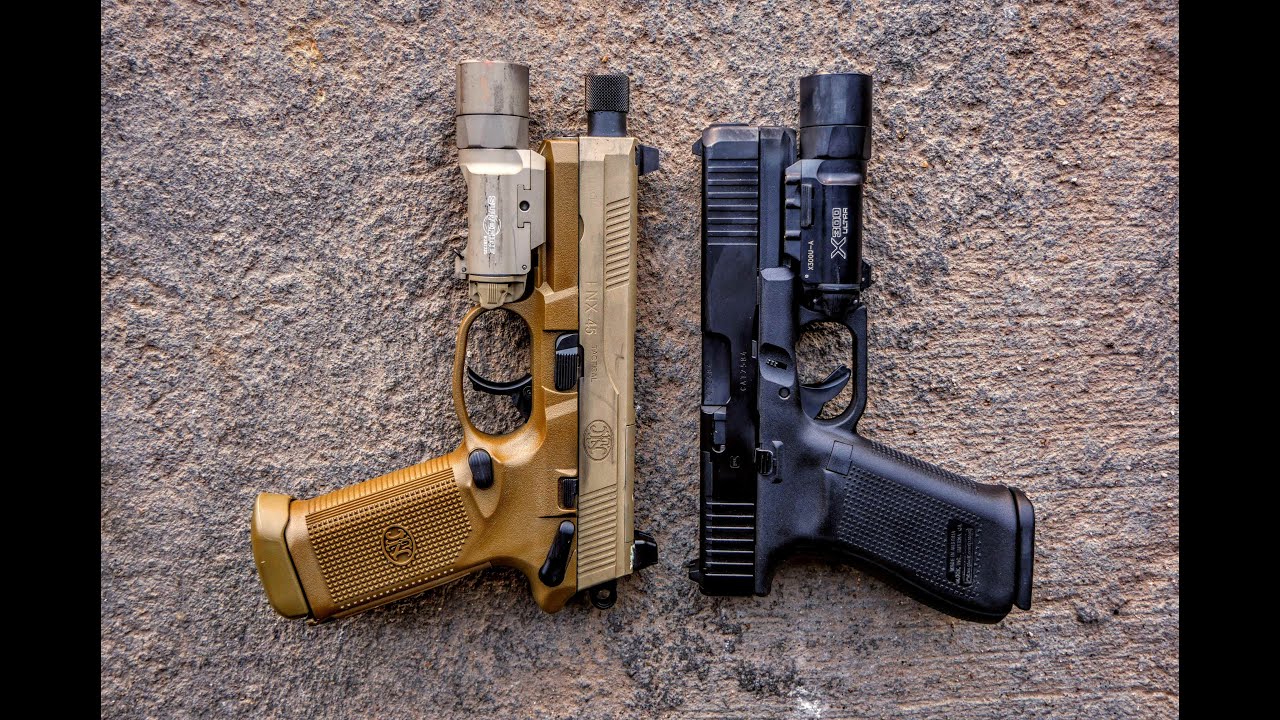 FNH FNX45 Tactical против Glock 21