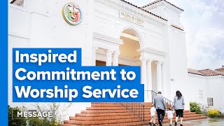 Our Worship Service Commitment