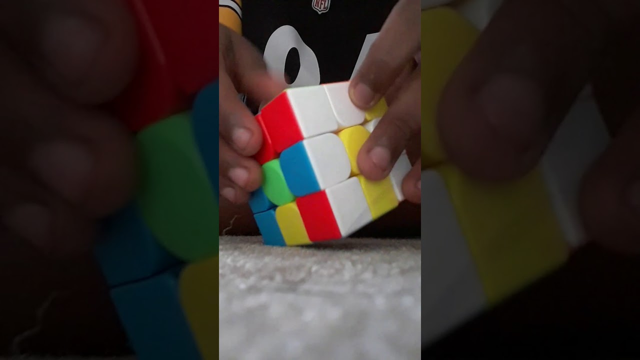 How to solve the first layer of a 3 by 3 cube