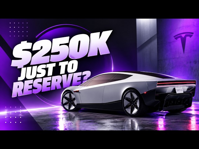 You’re Going To Need 250k Just To Reserve The Tesla Roadster