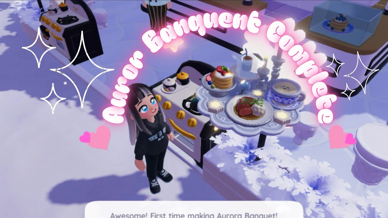 Heartopia 🩷 | I Finally Made the Aurora Banquet