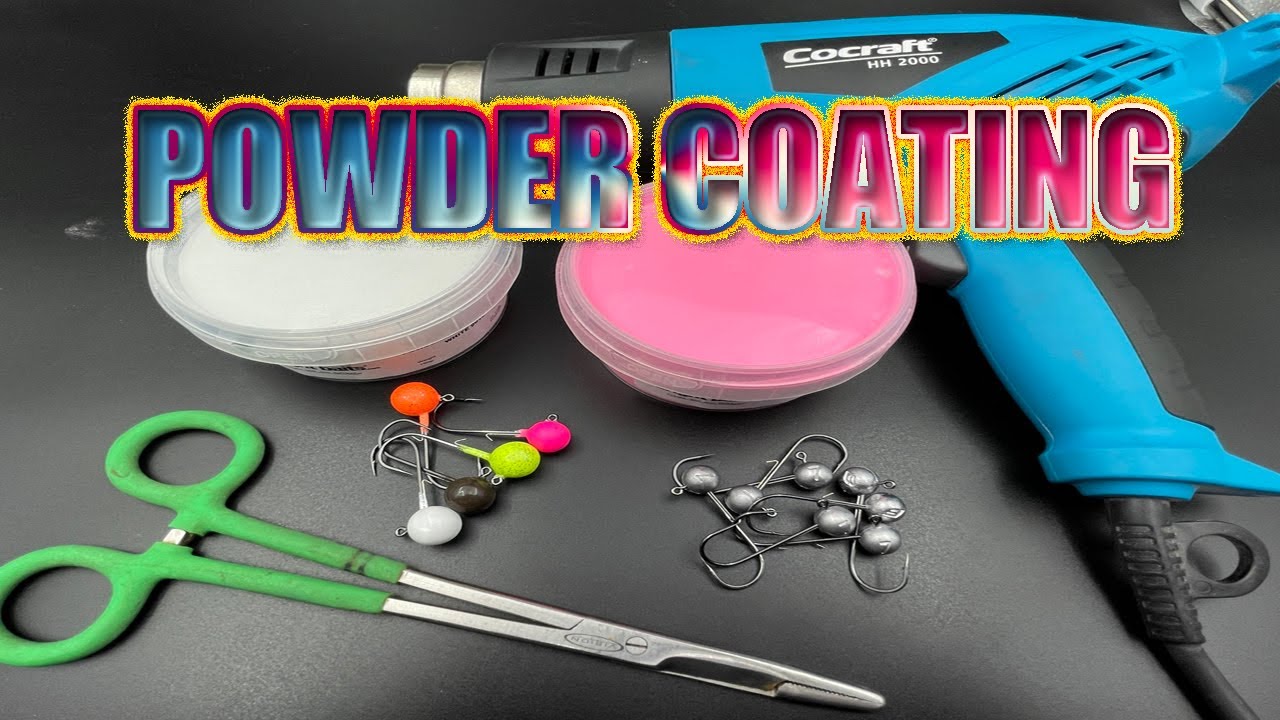 Jigipäiden pulverimaalaus Powder coating jig heads YouTube