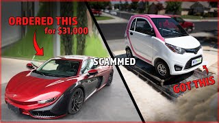 Chinese CAR SCAM EXPOSED  – They STOLE $31,000 and Sent me a PINK GOLF CART.