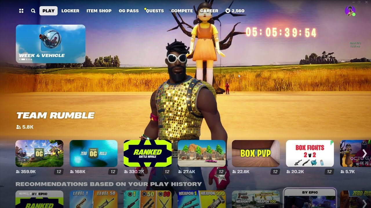 How to Find Recently Played Games in Fortnite?