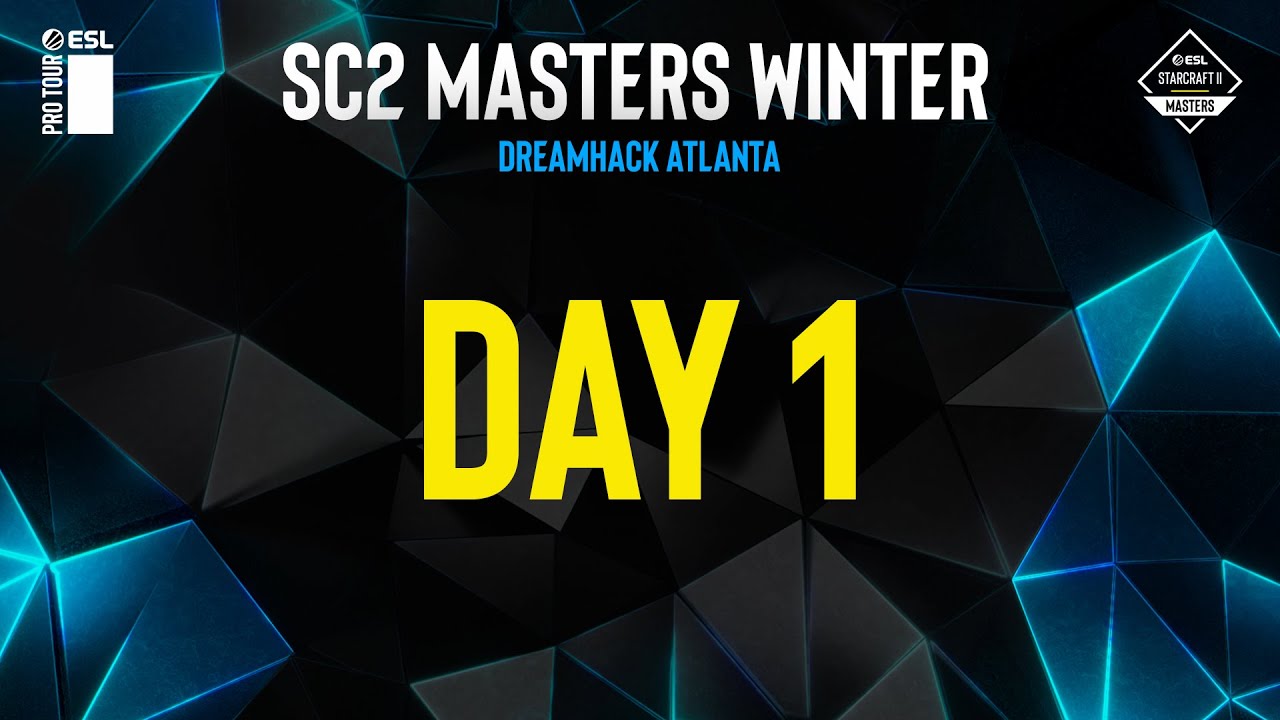 [ESL SC2 Masters Winter] День 1 YouTube