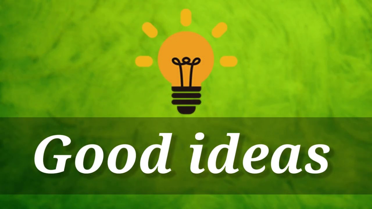 Good ideas. Splendid quotes