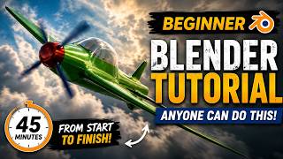 Tutorial Blender 3D untuk Pemula: Membuat Model Pesawat dari Awal   Modifier Penting