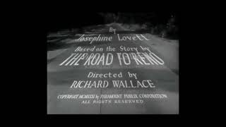 The Road To Reno (1931) Title Sequence Paramount Pictures 