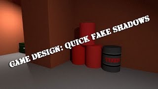 Quick Fake Shadows for games