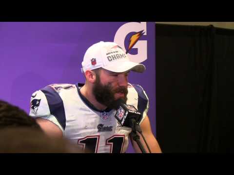 Julian Edelman gets emotional about his father after Super Bowl win