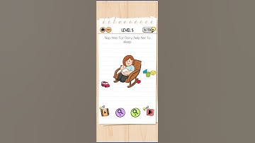 Brain Test 2 level 5 (The McBrain Family) walkthrough solution.