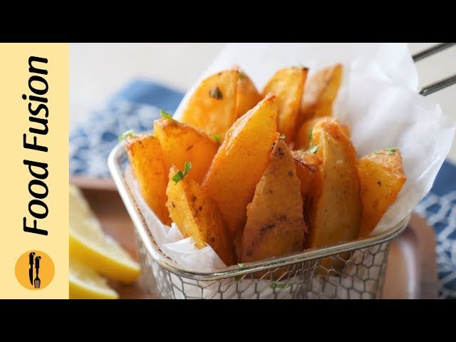 Potato wedges baked and fried recipe by food fusion | Food Fusion